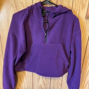 Forever 21 Purple Fleece Sweatshirt